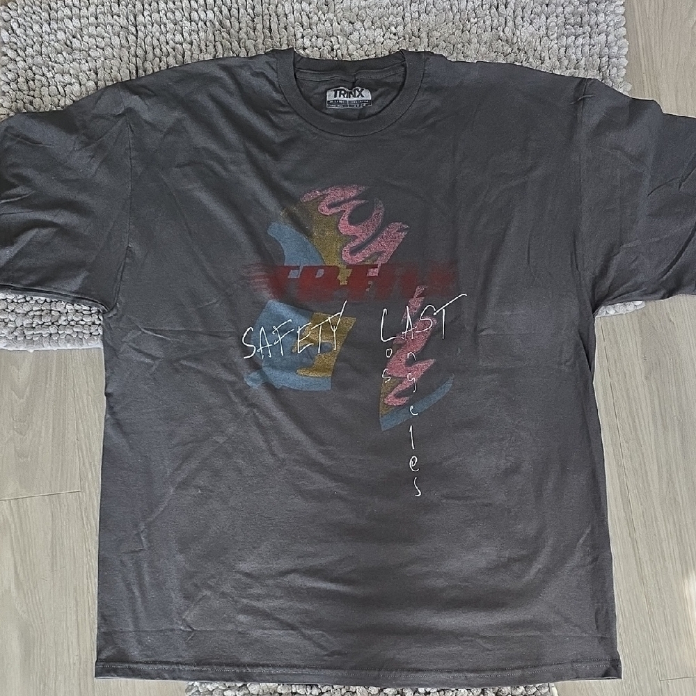 Black Short Sleeve Tee with Vibrant Graphic